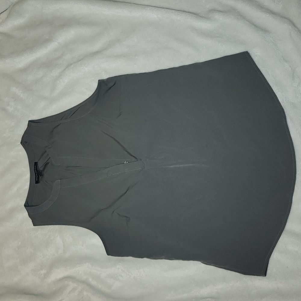 Gray banana republic top